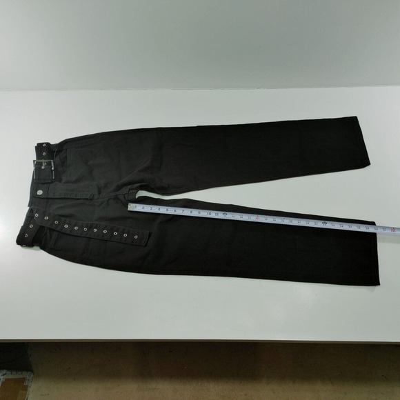 We Wore What Women's Jeans Size 26 Cut Out Straight Leg Black - Picture 5 of 13